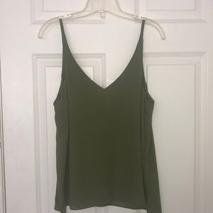Green shirt from Topshop